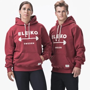 1957 Hoodie, Unisex, Red, M